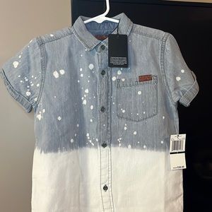 NWT 7 for all Mankind SS Button down